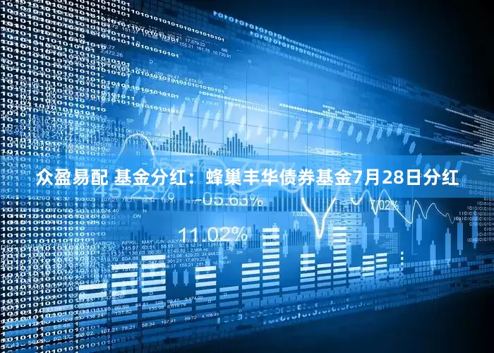 众盈易配 基金分红：蜂巢丰华债券基金7月28日分红